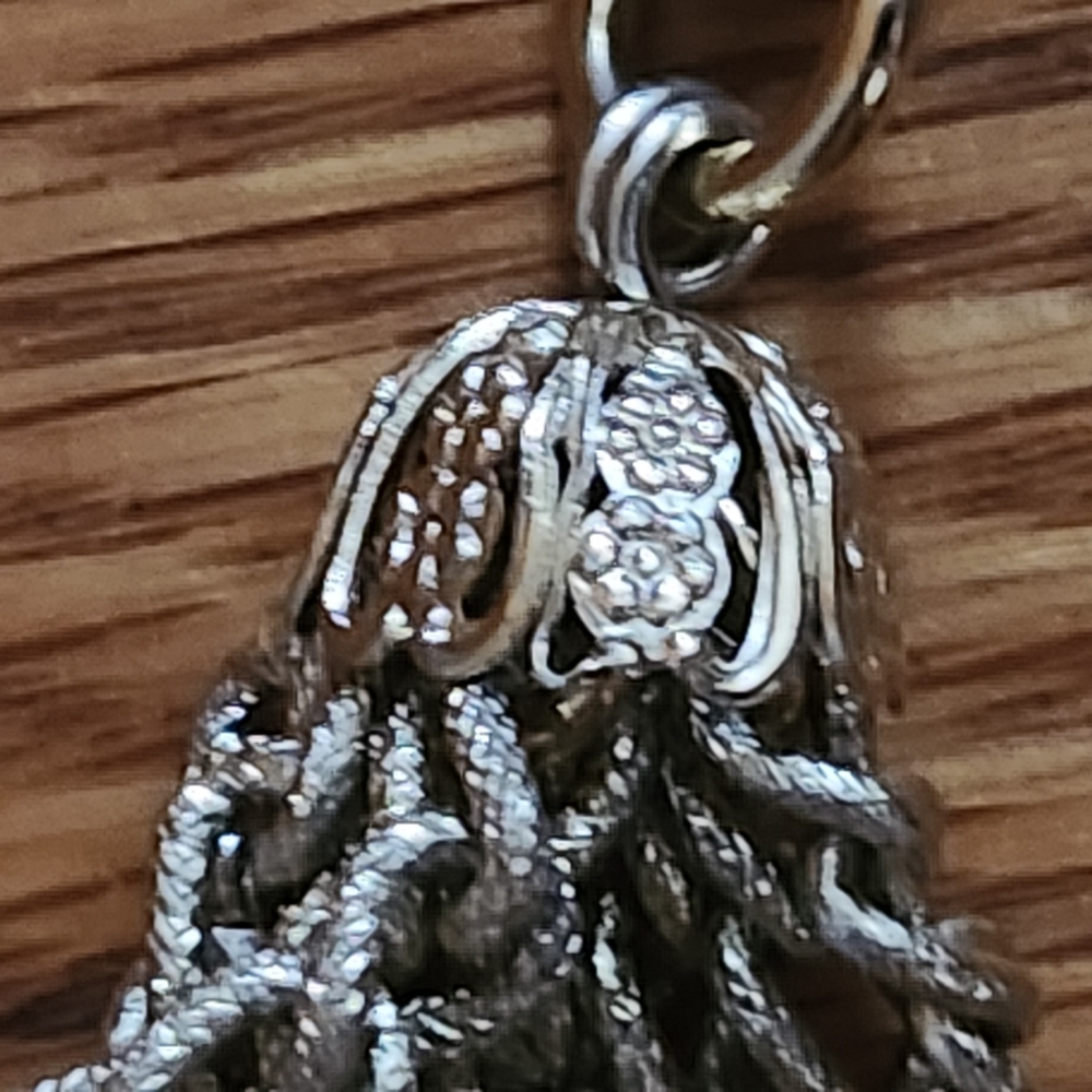 Belt or Necklace Silver Tone Metal Chain - Picture 9 of 12